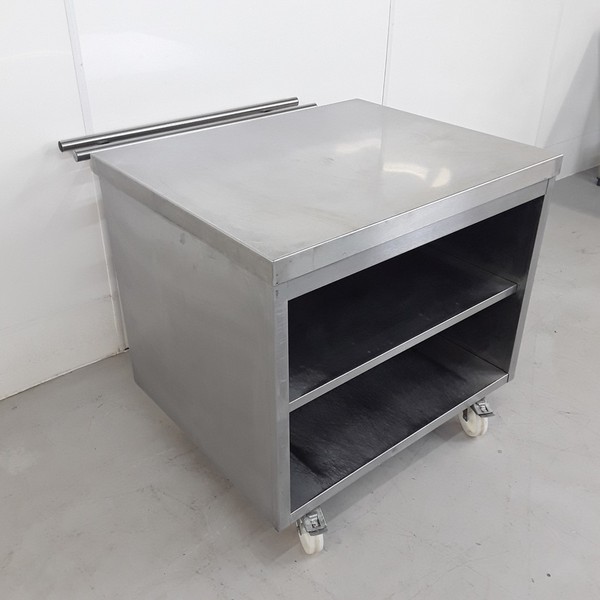 Stainless Steel Serving Cabinet