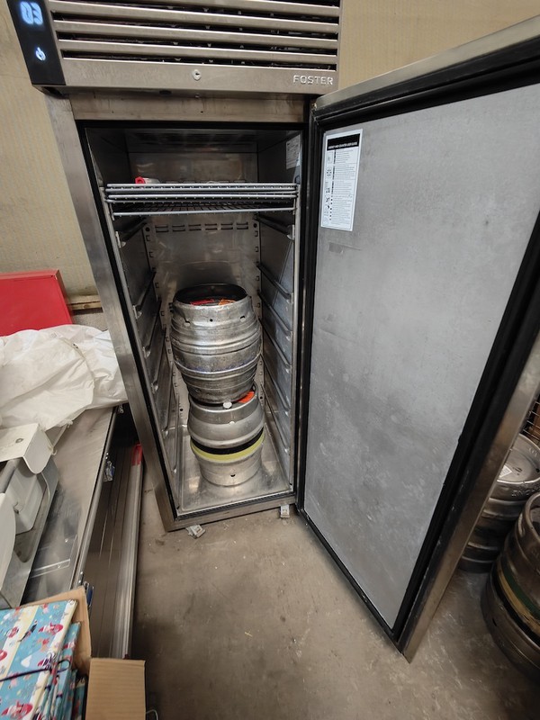 Secondhand Catering Equipment Upright Fridges Single Door Foster Single Door Upright Fridge