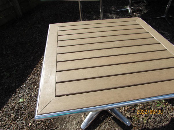 Buy Used Andy Thornton Square Outdoor Tables
