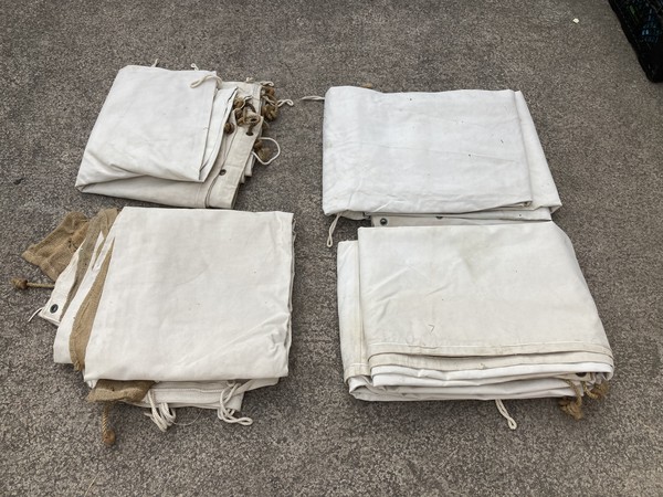 Secondhand 15x15ft Small Traditional Marquee Canvas Only For Sale