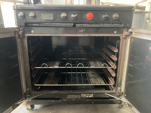 Used Commercial 6 Burner LPG Cooker Oven With Hob Stotts of Oldham For Sale