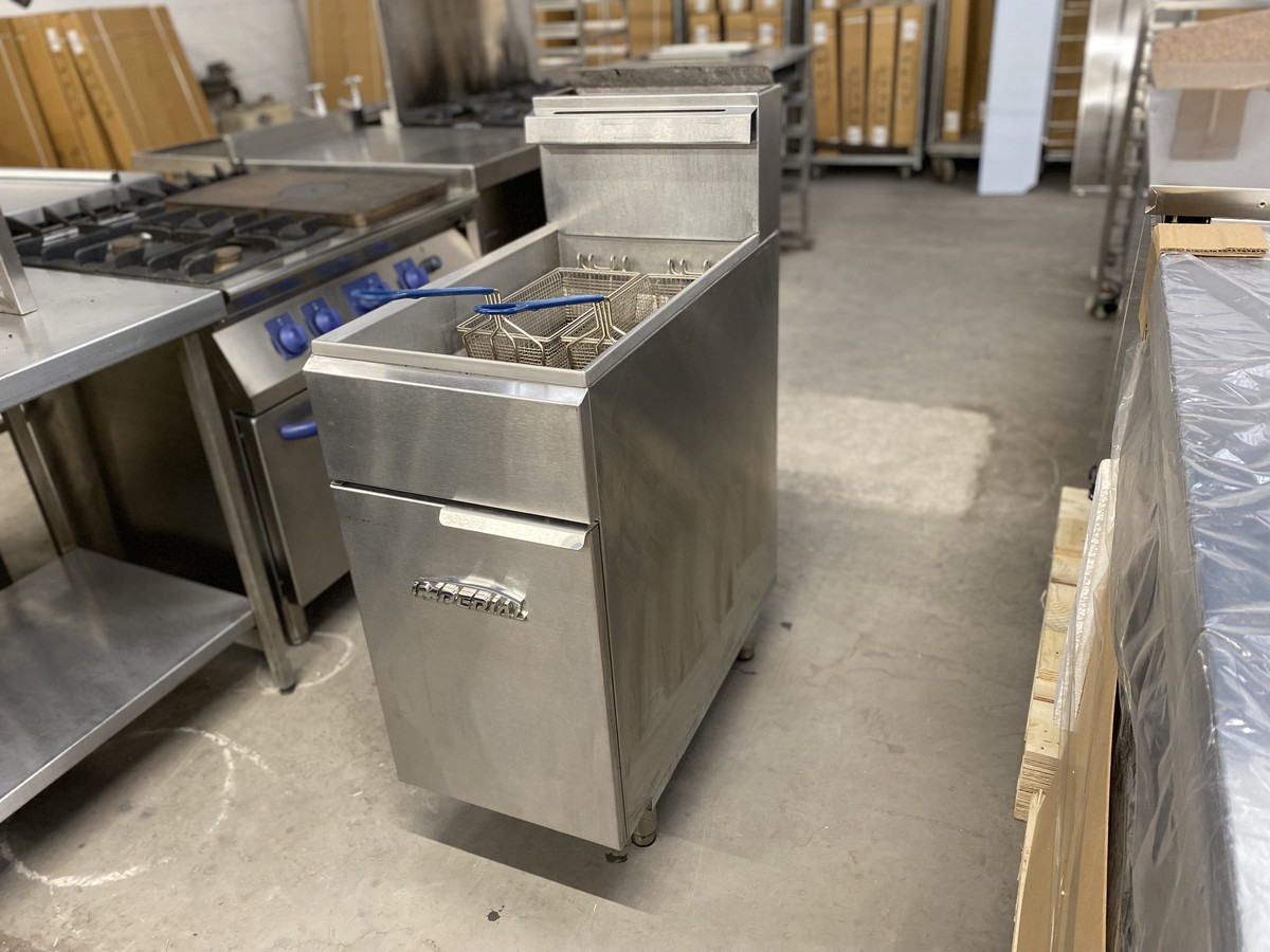 Secondhand Catering Equipment Gas Fryers Imperial IFS40 Open Pan