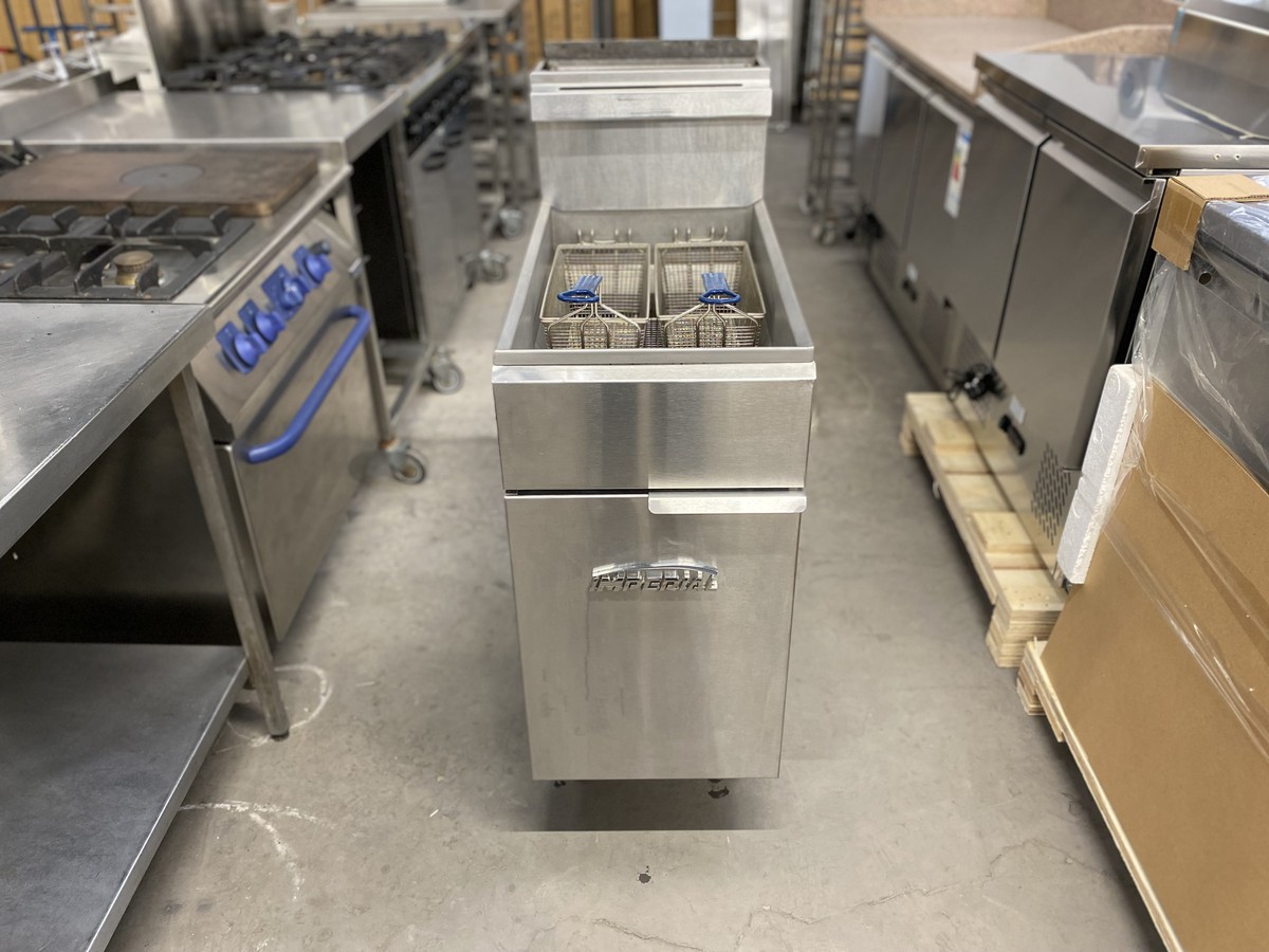 Secondhand Catering Equipment Gas Fryers Imperial IFS40 Open Pan