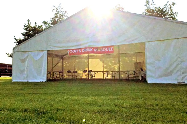 12m x 9m Clear Span marquee by Tectonics UK