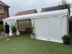 3m x 24m Tectonics Marquee - Gloucestershire