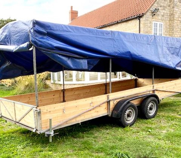Trailer with cover 2500kg trailer
