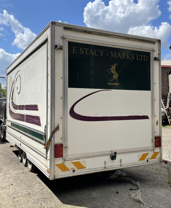 Used Double sided Exhibition Trailer  for sale