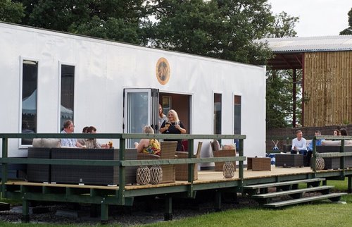 Venue bar trailer with deck Venue bar trailer with deck