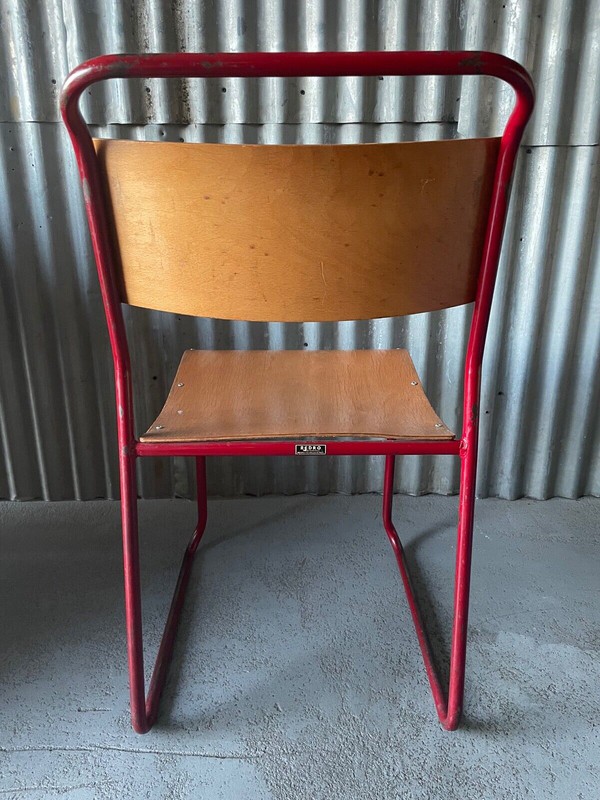 Secondhand Used Vintage Tubular School Chair