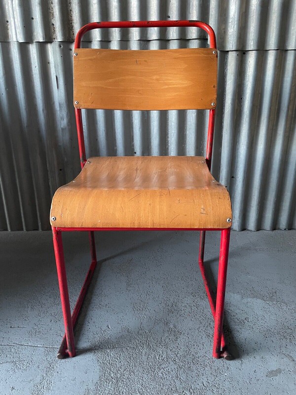 Used Vintage Tubular School Chair For Sale