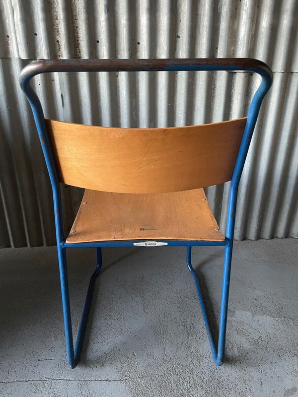 Vintage Tubular School Chair For Sale