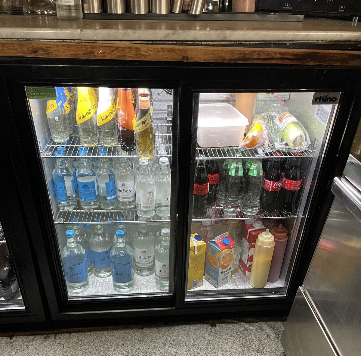 Secondhand Catering Equipment Drinks Fridges 2x Bar Fridge Chillers
