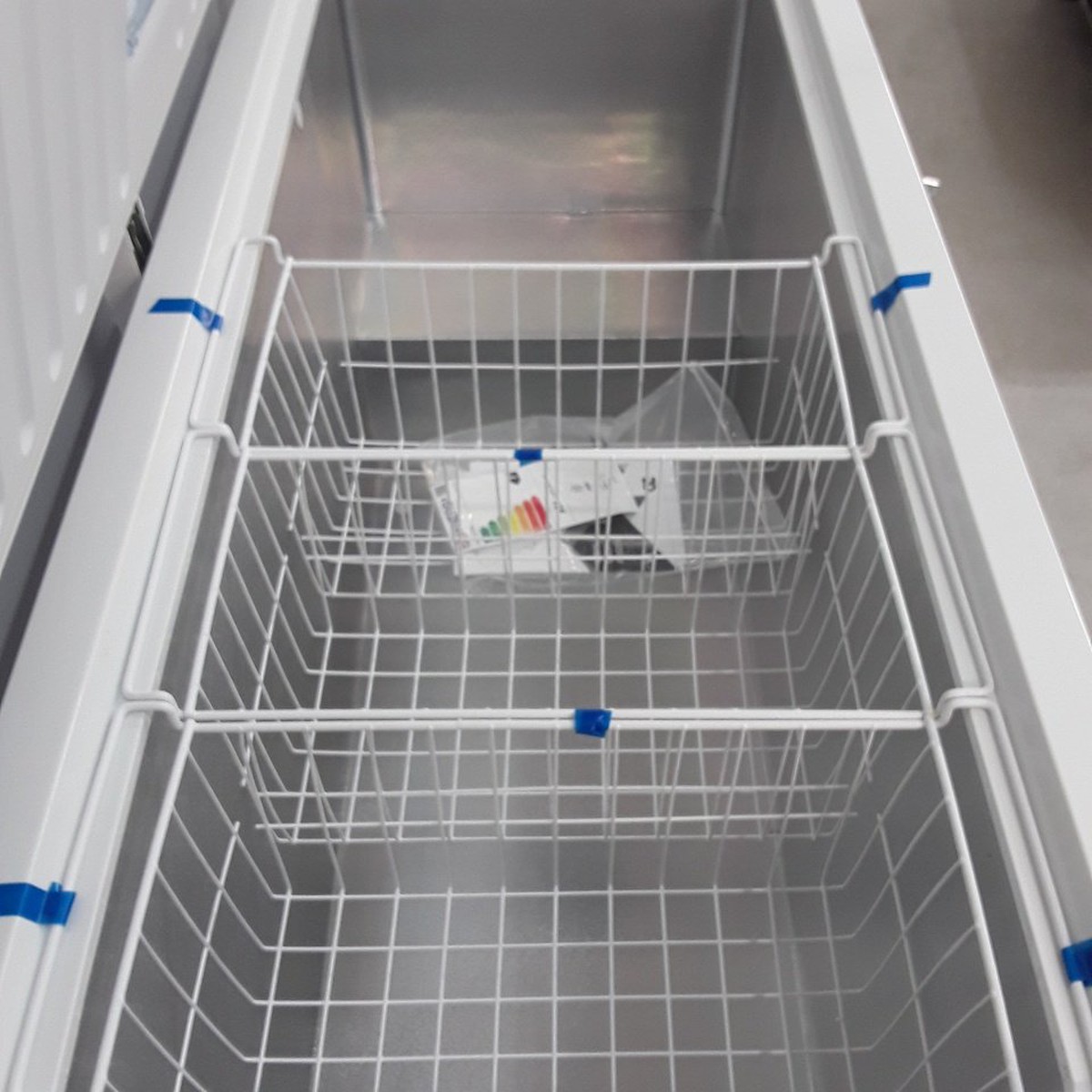 Secondhand Catering Equipment Chest Freezers New B Grade Midas MK4 550SS Stainless Lid Chest