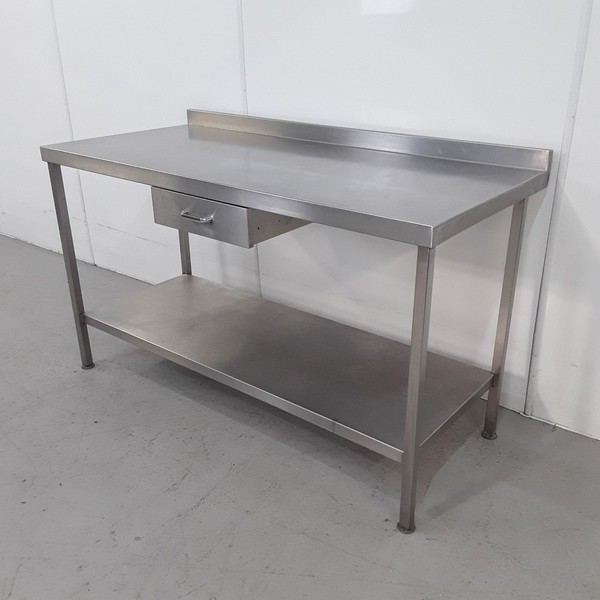 Buy Used Stainless Prep Table 150cmW x 68cmD x 86cmH