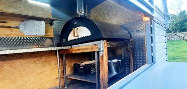 Wood fired pizza trailer for sale Co Durham