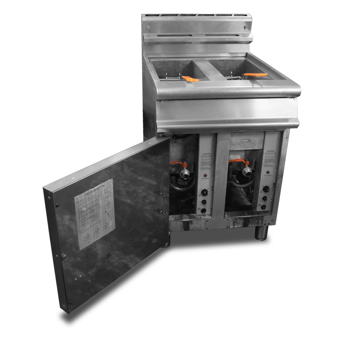 Secondhand Catering Equipment Gas Fryers Falcon Twin Tank Fryer