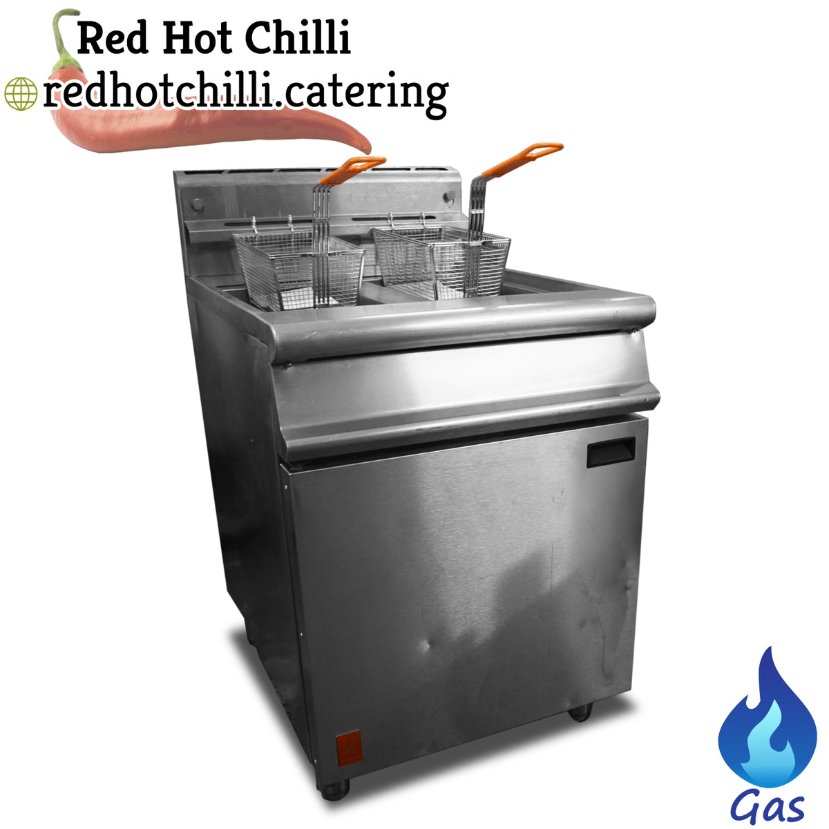 Secondhand Catering Equipment Gas Fryers Falcon Twin Tank Fryer