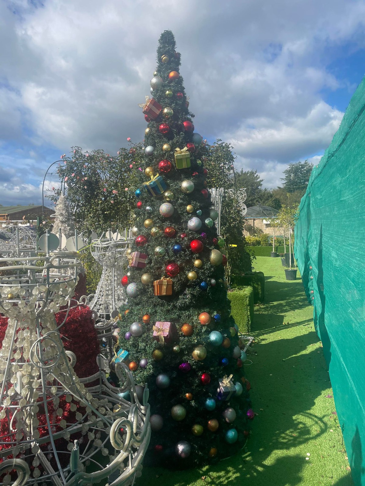 Secondhand Prop Shop Christmas 5x Christmas Bubble Tree Props