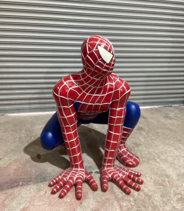 Crouching spiderman