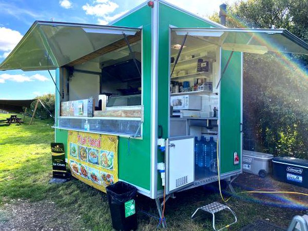 12Ft catering trailer with large hatch