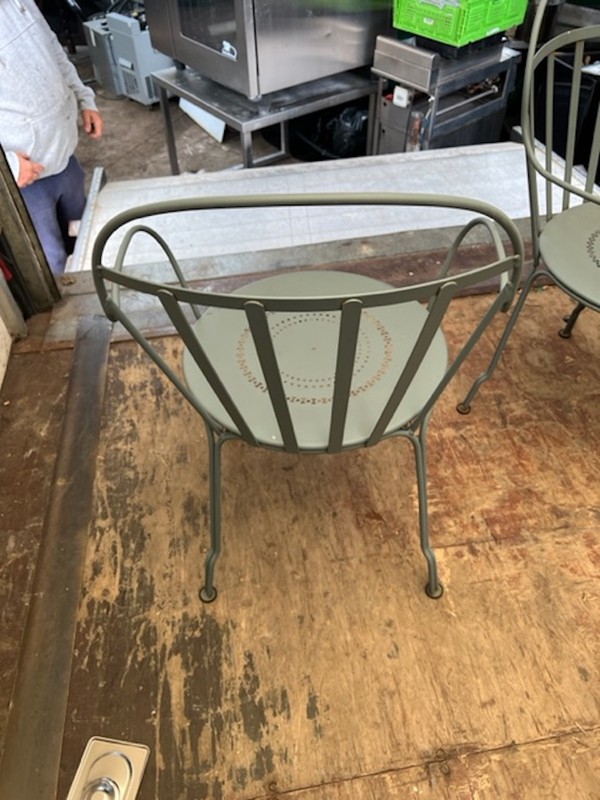 30x Outdoor Metal Bistro Chairs - Sussex 3