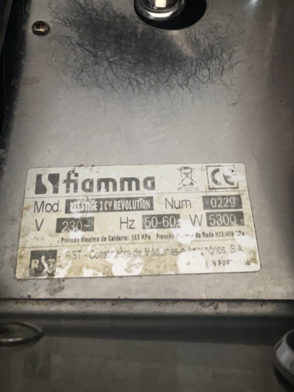 Fiamma Espresso Machine  for sale