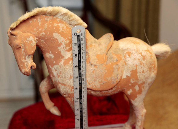 Pottery horse - Chinese - Tang Dynasty