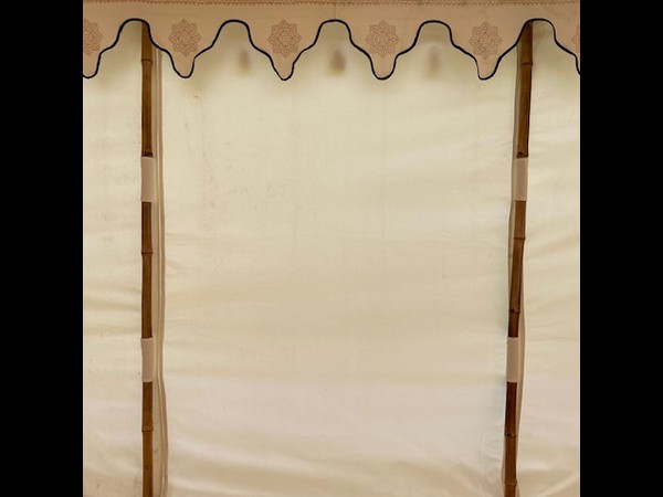 Ornate Linings for Traditional Indian Pole Tent
