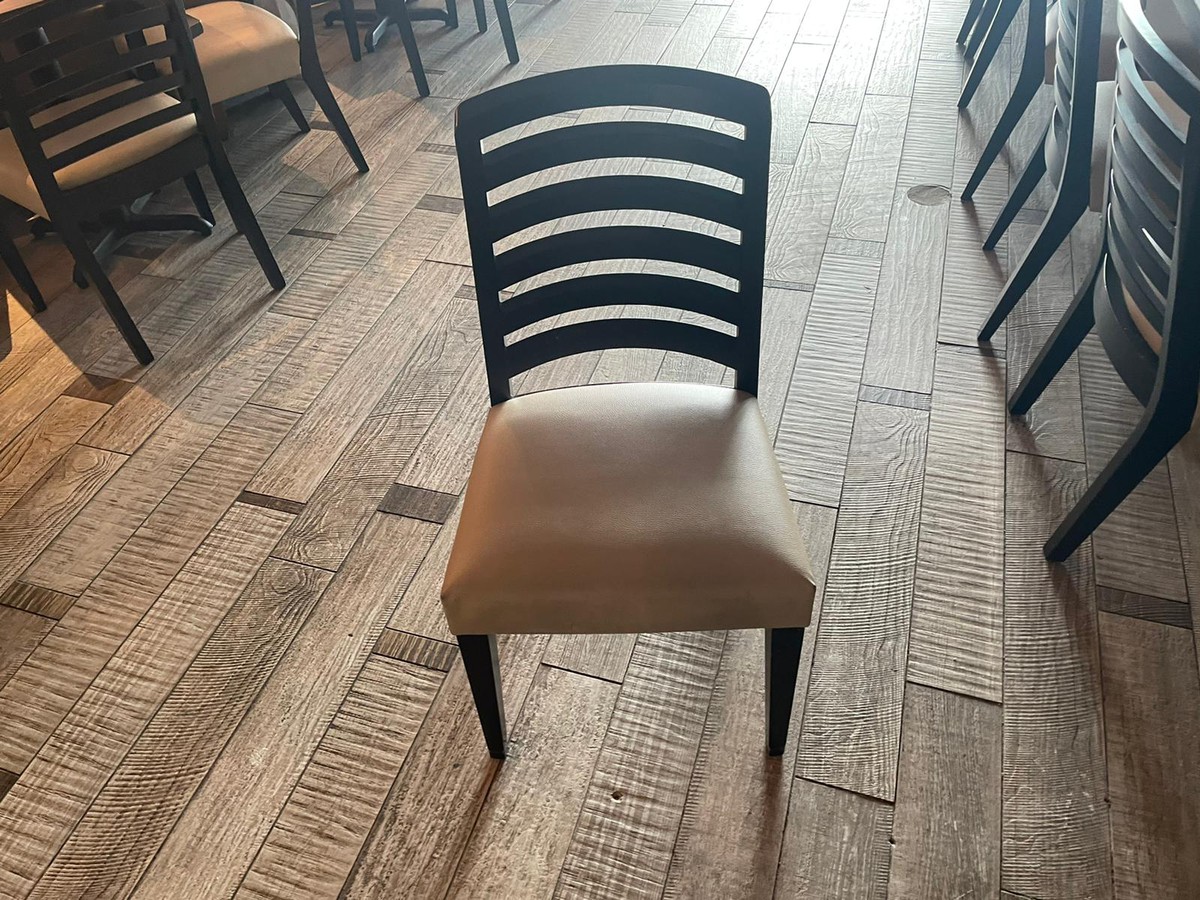 Secondhand Chairs and Tables Cafe or Bistro Chairs 23x Walnut Oak