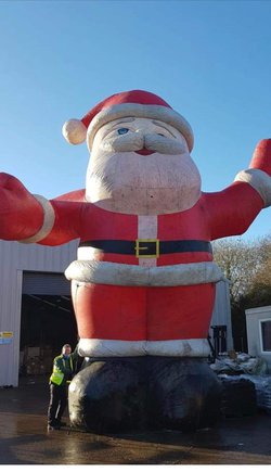 Giant Inflatable Santa Approx 60ft - West Midlands