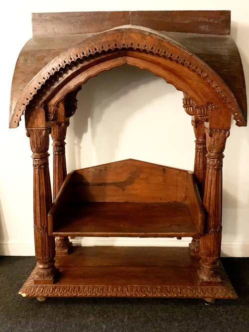 Hand Carved Monks Chair Hand Carved Monks Chair