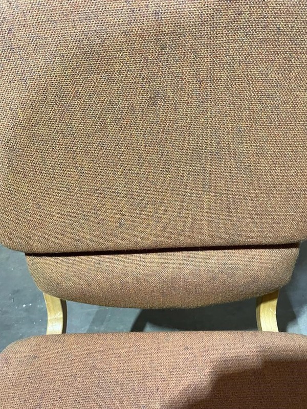 Neutral Fabric Church Chairs