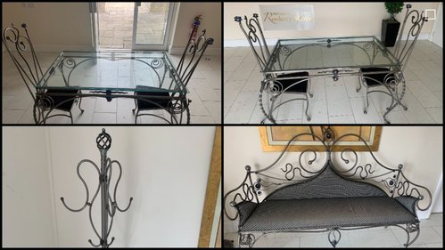 Handmade Table chairs and sofa Handmade Table chairs and sofa