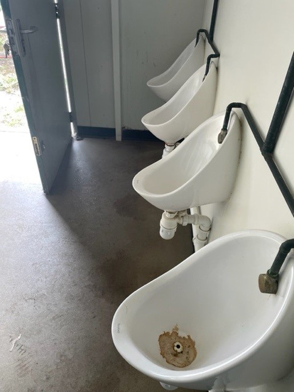 Gents urinals