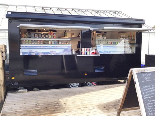 Large butchers trailer with two hatches Large butchers trailer with two hatches