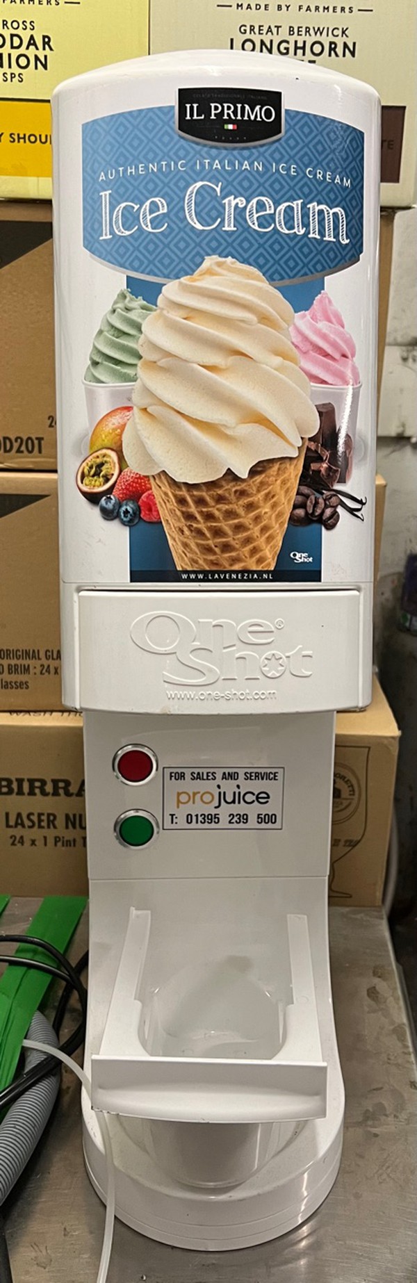 OneShot® 8 OS8 Ice cream dispenser