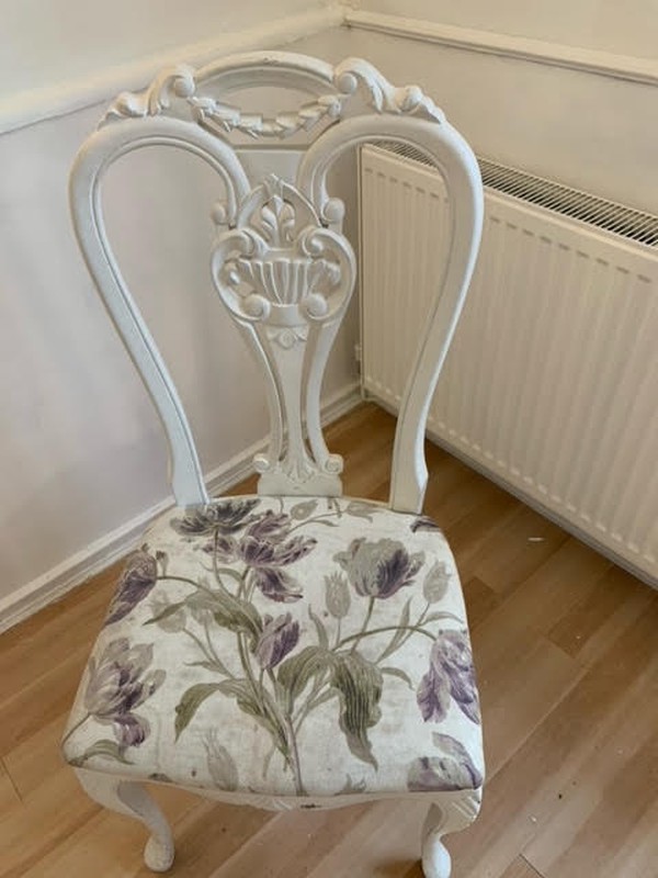 Shabby Chic White Painted 20x Chairs & 6x Tables - Hertfordshire 7