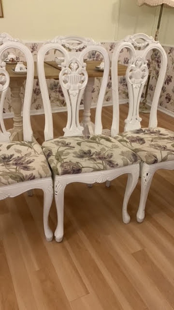 Shabby Chic White Painted 20x Chairs & 6x Tables - Hertfordshire 6