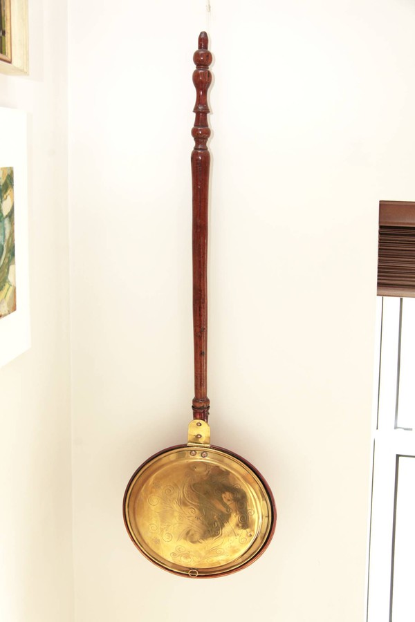 Victorian Long handled bed warmer