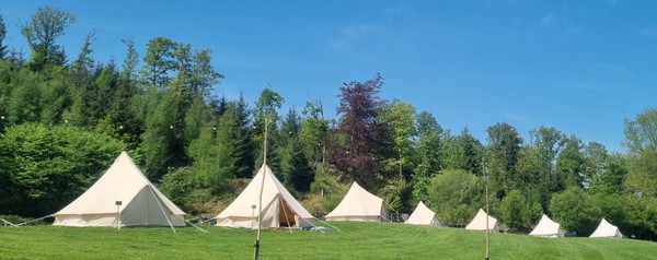 Glamp site bell tents for sale