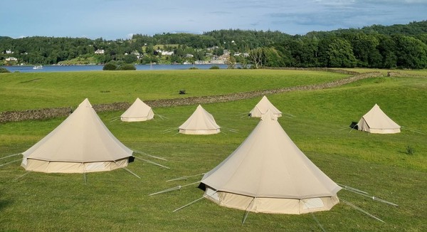 Second-hand Glamping bell tents