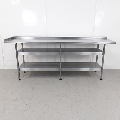 2.4m Stainless steel prep table 2.4m Stainless steel prep table