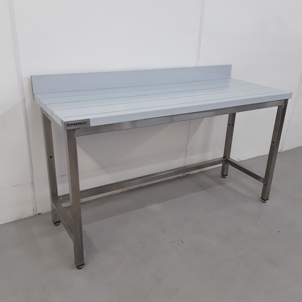 Brand new steel table