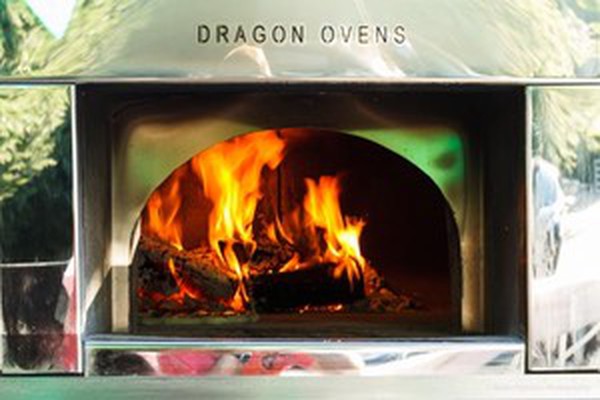 Wood fired pizza oven trailer