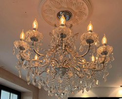 3x Crystal Chandeliers