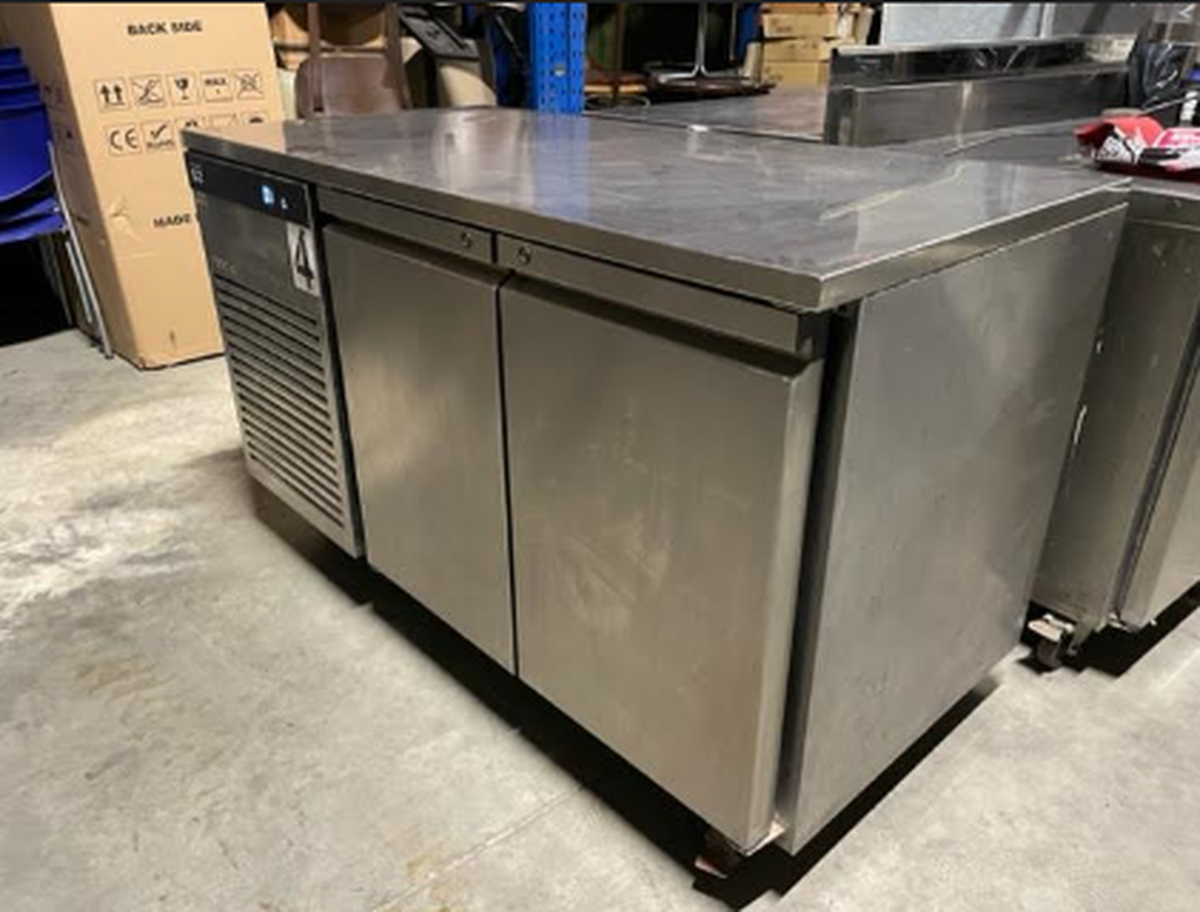 Secondhand Catering Equipment Bench Or Prep Fridges Two Door Foster
