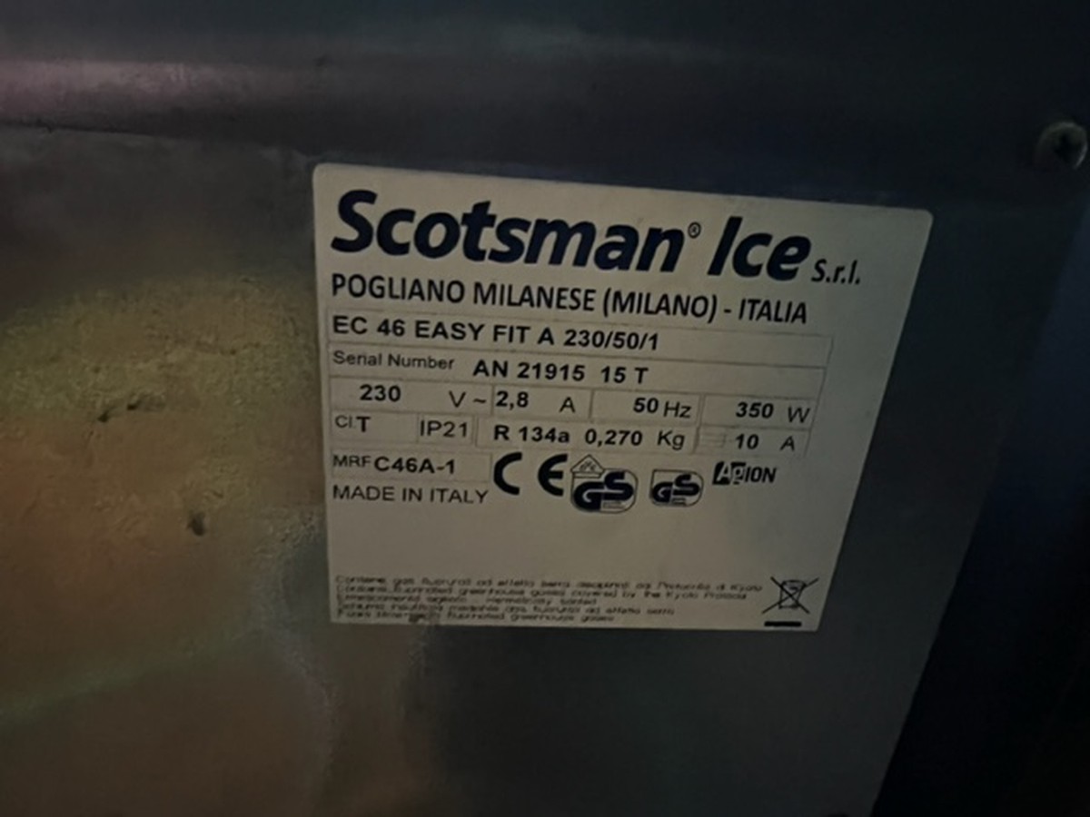 Secondhand Catering Equipment Bar Equipment and Coolers Scotsman EC