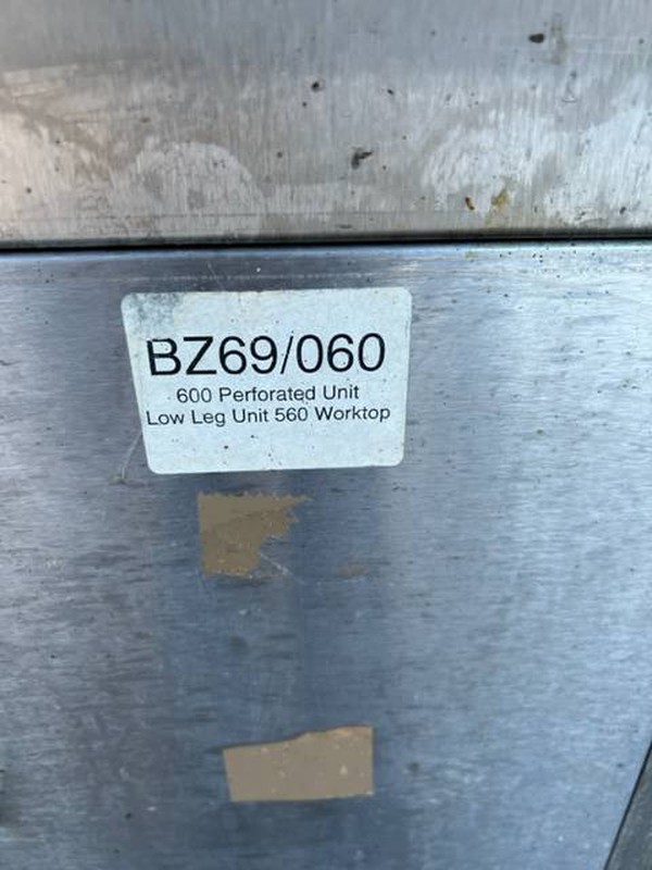 IMC BZ60/060 Perforated unit low leg unit 560 worktop