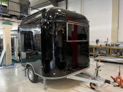 Buy Black 2.8m Airstream Style Catering / Promotional Trailer