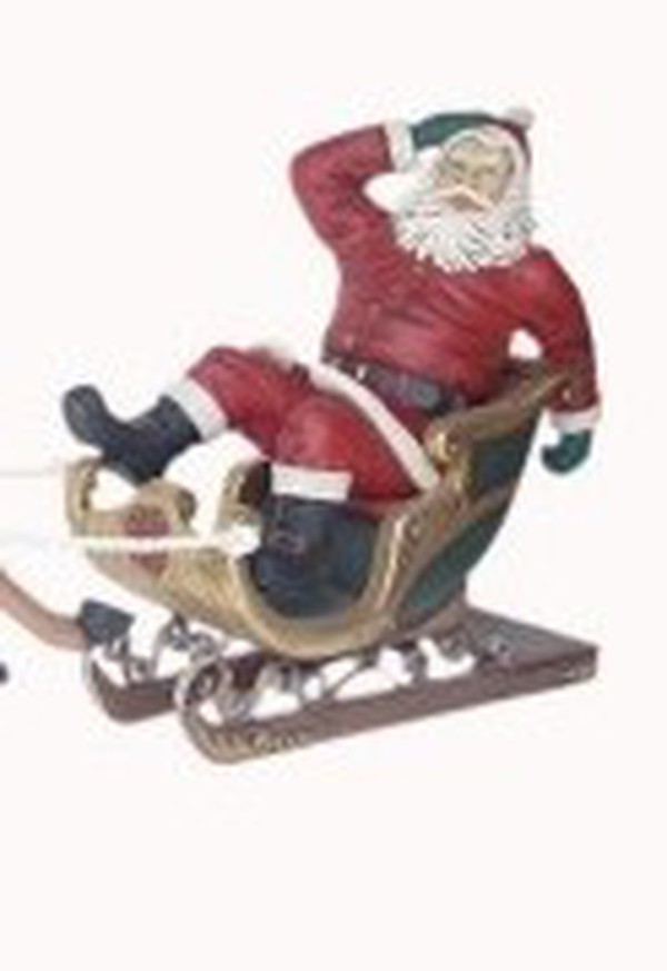 Christmas Santa with sleigh for sale